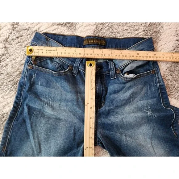 Rock & Republic Women's Jeans Size 8M Waist 28 Skinny Banshee Inseem 26 - Picture 3 of 9